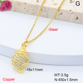F6N408348avja-L017  Fashion Copper Necklace