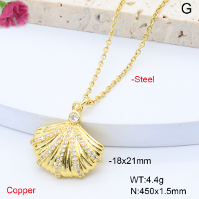 F6N408359aajl-L017  Fashion Copper Necklace