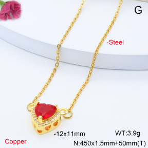 F6N408366aajl-L017  Fashion Copper Necklace