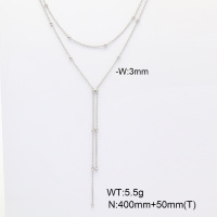 6N2005084bbov-G037  Stainless Steel Necklace  nostock