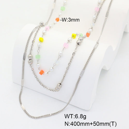6N4004385vhha-G037  Stainless Steel Necklace  nostock