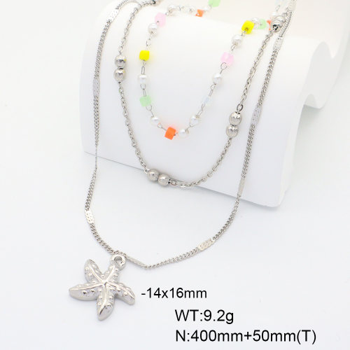 6N4004386ahjb-G037  Stainless Steel Necklace  nostock