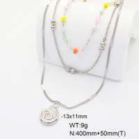 6N4004387ahjb-G037  Stainless Steel Necklace  nostock