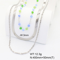 6N4004388bhia-G037  Stainless Steel Necklace  nostock