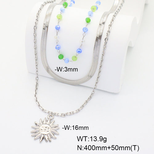 6N4004389vhkb-G037  Stainless Steel Necklace  nostock