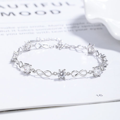 JB7939alka-Y06  925 Silver Bracelet  WT:4.54g  L:16.5+3cm   D-08-1