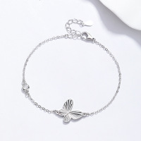 JB7945ajil-Y06  925 Silver Bracelet  WT:2.2g  L:16.5+3cm P:12.6*13mm  D-09-8