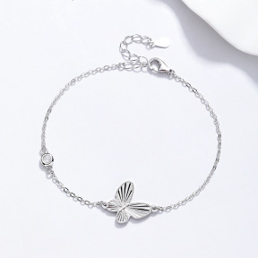JB7945ajil-Y06  925 Silver Bracelet  WT:2.2g  L:16.5+3cm P:12.6*13mm  D-09-8
