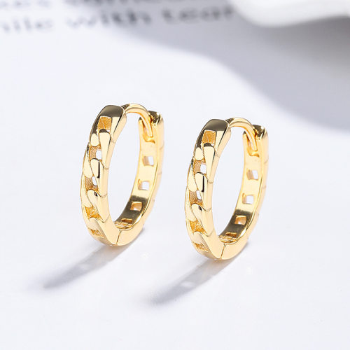 JE7888aijo-Y06  925 Silver Earrings  WT:2.06g  E:14.5mm  A-46-03