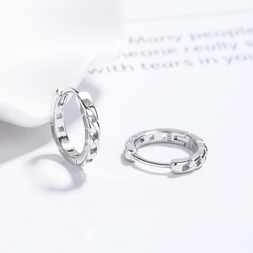 JE7889aijo-Y06  925 Silver Earrings  WT:2.06g  E:14.5mm  A-46-03