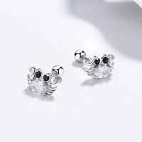 JE7899vhmo-Y06  925 Silver Earrings  WT:0.99g  E:5.4*7.9mm  A-58-12