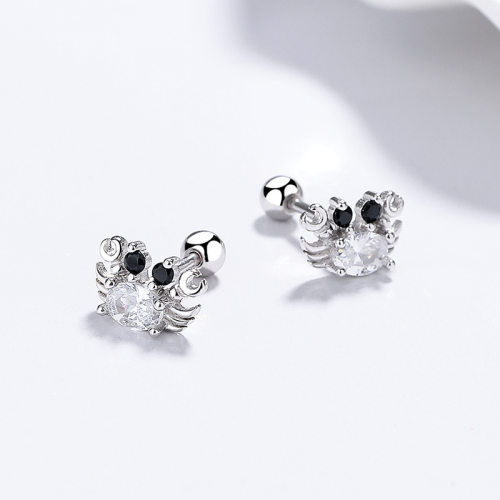 JE7899vhmo-Y06  925 Silver Earrings  WT:0.99g  E:5.4*7.9mm  A-58-12