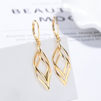 JE7902ajao-Y06  925 Silver Earrings  WT:2.3g  E:10.9*32.4mm  A-43-13