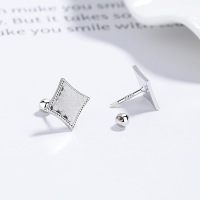 JE7905bijl-Y06  925 Silver Earrings  WT:1.32g  E:8.0mm  A-89-20