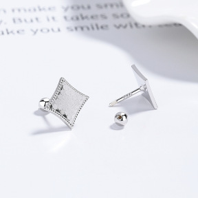 JE7905bijl-Y06  925 Silver Earrings  WT:1.32g  E:8.0mm  A-89-20