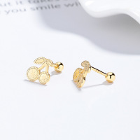JE7906bihl-Y06  925 Silver Earrings  WT:1.09g  E:7.7*7.9mm  A-90-01