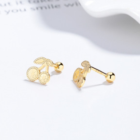 JE7906bihl-Y06  925 Silver Earrings  WT:1.09g  E:7.7*7.9mm  A-90-01