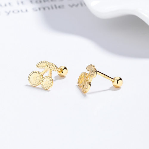 JE7906bihl-Y06  925 Silver Earrings  WT:1.09g  E:7.7*7.9mm  A-90-01