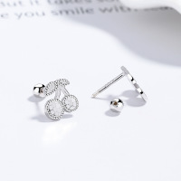 JE7907bihl-Y06  925 Silver Earrings  WT:1.09g  E:7.7*7.9mm  A-90-01