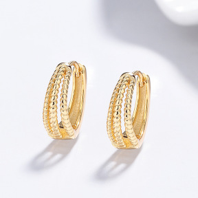 JE7914bihm-Y06  925 Silver Earrings  WT:1.56g  E:6.5*9.2mm  A-58-11