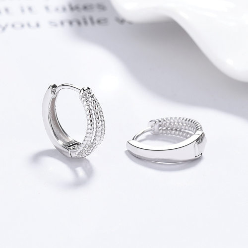 JE7915bihm-Y06  925 Silver Earrings  WT:1.56g  E:6.5*9.2mm  A-58-11