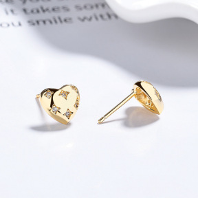 JE7921vihb-Y06  925 Silver Earrings  WT:1.41g  E:7.8*8.5mm   A-88-05