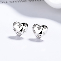 JE7922vihb-Y06  925 Silver Earrings  WT:1.41g  E:7.8*8.5mm   A-88-05