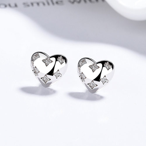 JE7922vihb-Y06  925 Silver Earrings  WT:1.41g  E:7.8*8.5mm   A-88-05