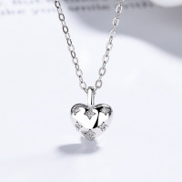 JN7924ajil-Y06  925 Silver Necklace  WT:2.09g  P:11.1*8.9mm L:40+5cm     A-88-05