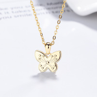 JN7931ajpo-Y06  925 Silver Necklace  WT:2.75g  P:10.2*12.9mm L:40+5cm    C-10-4
