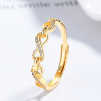 JR7954biim-Y06  925 Silver Ring  WT:1.36g  R:20.8mm  B-04-2