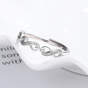 JR7955biim-Y06  925 Silver Ring  WT:1.36g  R:20.8mm  B-04-2