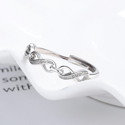 JR7955biim-Y06  925 Silver Ring  WT:1.36g  R:20.8mm  B-04-2