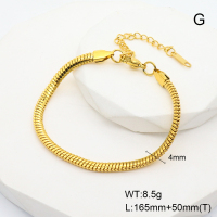 GEB000467bvpl-066  Handmade Polished  Stainless Steel Bracelet