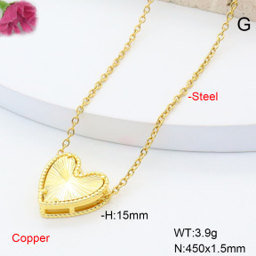 F6N200816vail-L002  Fashion Copper Necklace