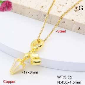 F6N301300baka-L002  Fashion Copper Necklace
