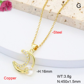 F6N408377vail-L002  Fashion Copper Necklace