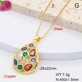 F6N408378bblj-L002  Fashion Copper Necklace