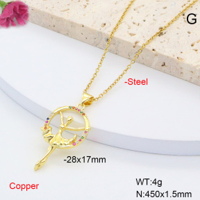 F6N408383aajl-L002  Fashion Copper Necklace