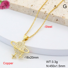 F6N408384vail-L002  Fashion Copper Necklace