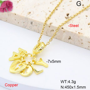 F6N408386aajl-L002  Fashion Copper Necklace