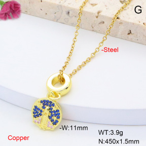 F6N408391aajl-L002  Fashion Copper Necklace