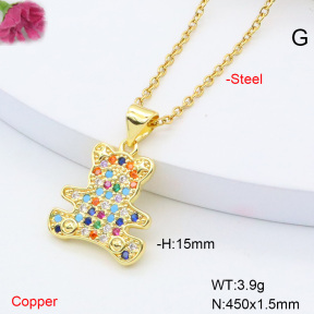 F6N408393aajl-L002  Fashion Copper Necklace