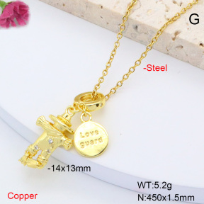 F6N408396aajl-L002  Fashion Copper Necklace