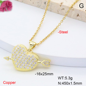 F6N408397aajl-L002  Fashion Copper Necklace