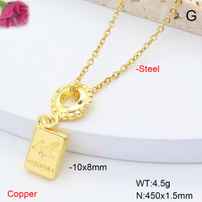 F6N408398vail-L002  Fashion Copper Necklace
