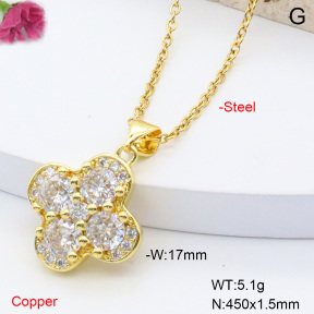 F6N408399aajl-L002  Fashion Copper Necklace