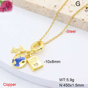 F6N408402aajl-L002  Fashion Copper Necklace