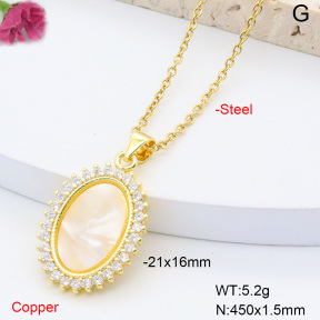 F6N408405avja-L002  Fashion Copper Necklace