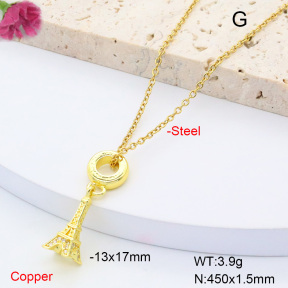 F6N408408avja-L002  Fashion Copper Necklace
